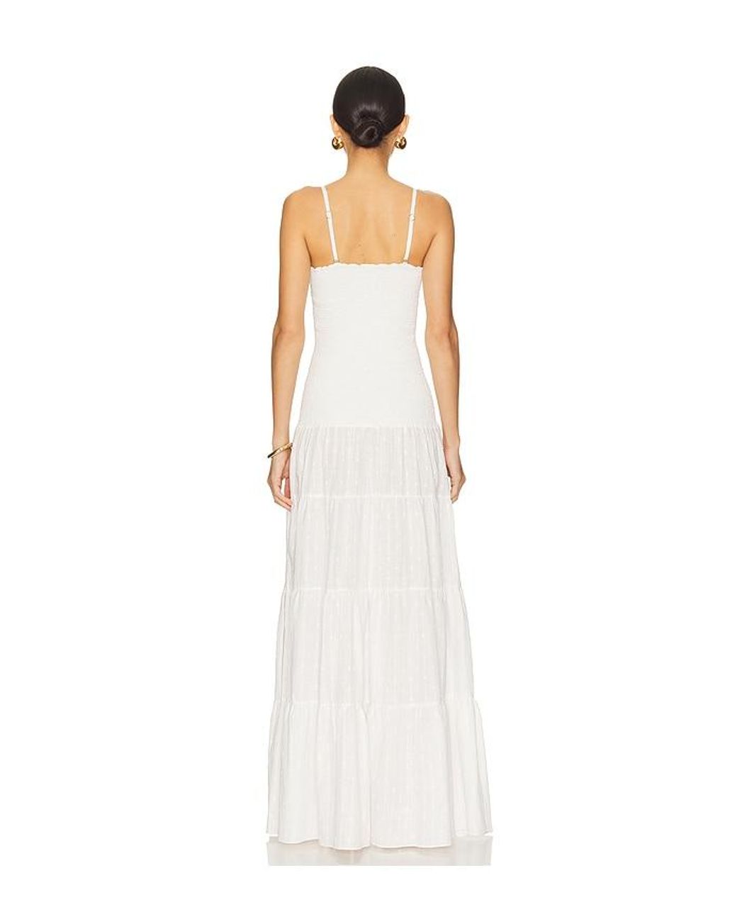 Peixoto White Clementine Maxi Dress