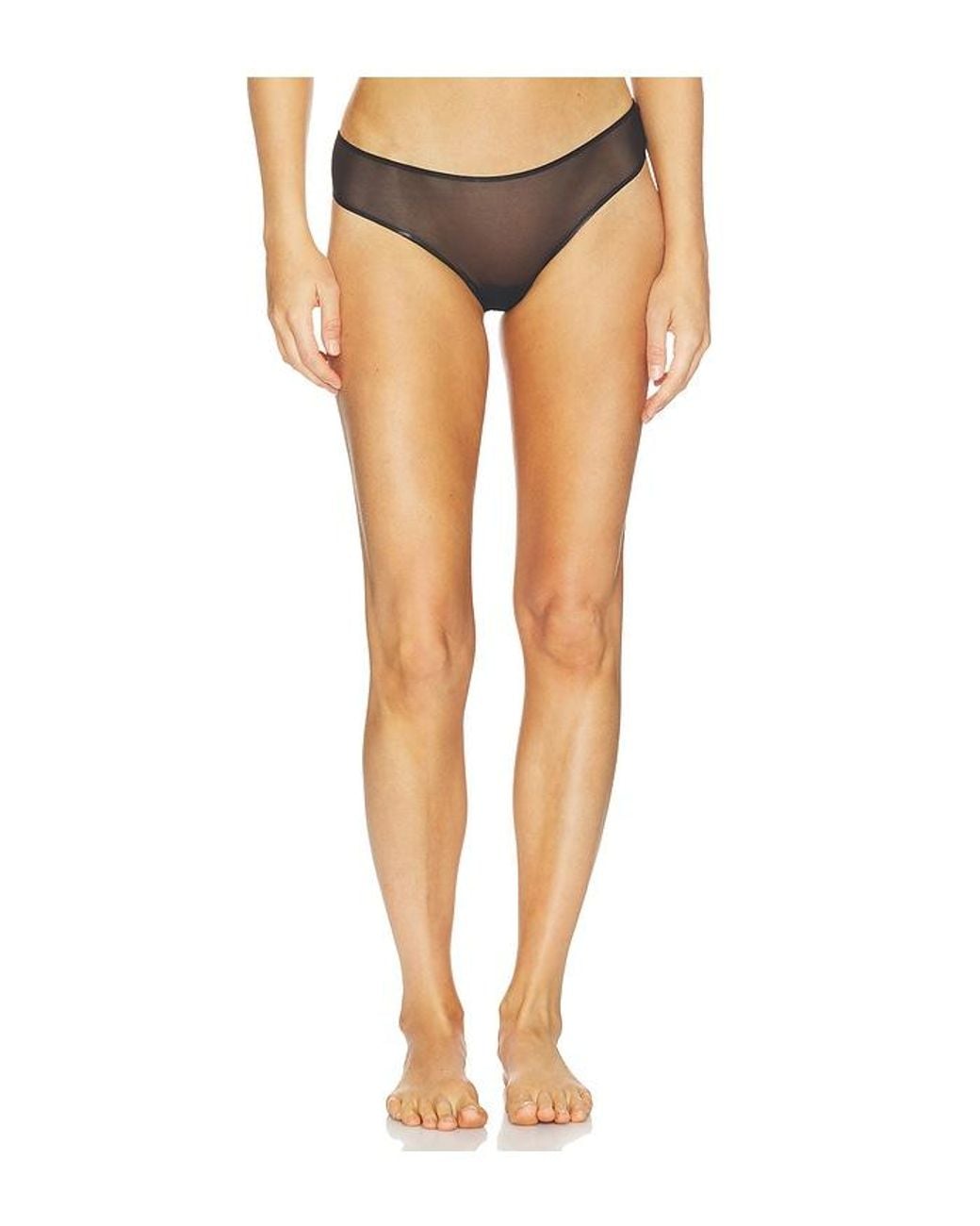 Commando Black Chic Mesh Thong