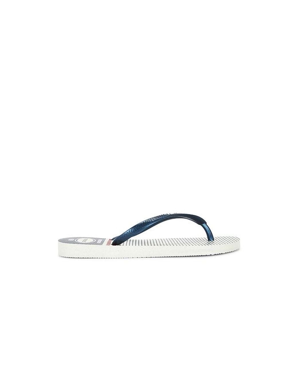 Havaianas Blue Slim Nautical Sandal