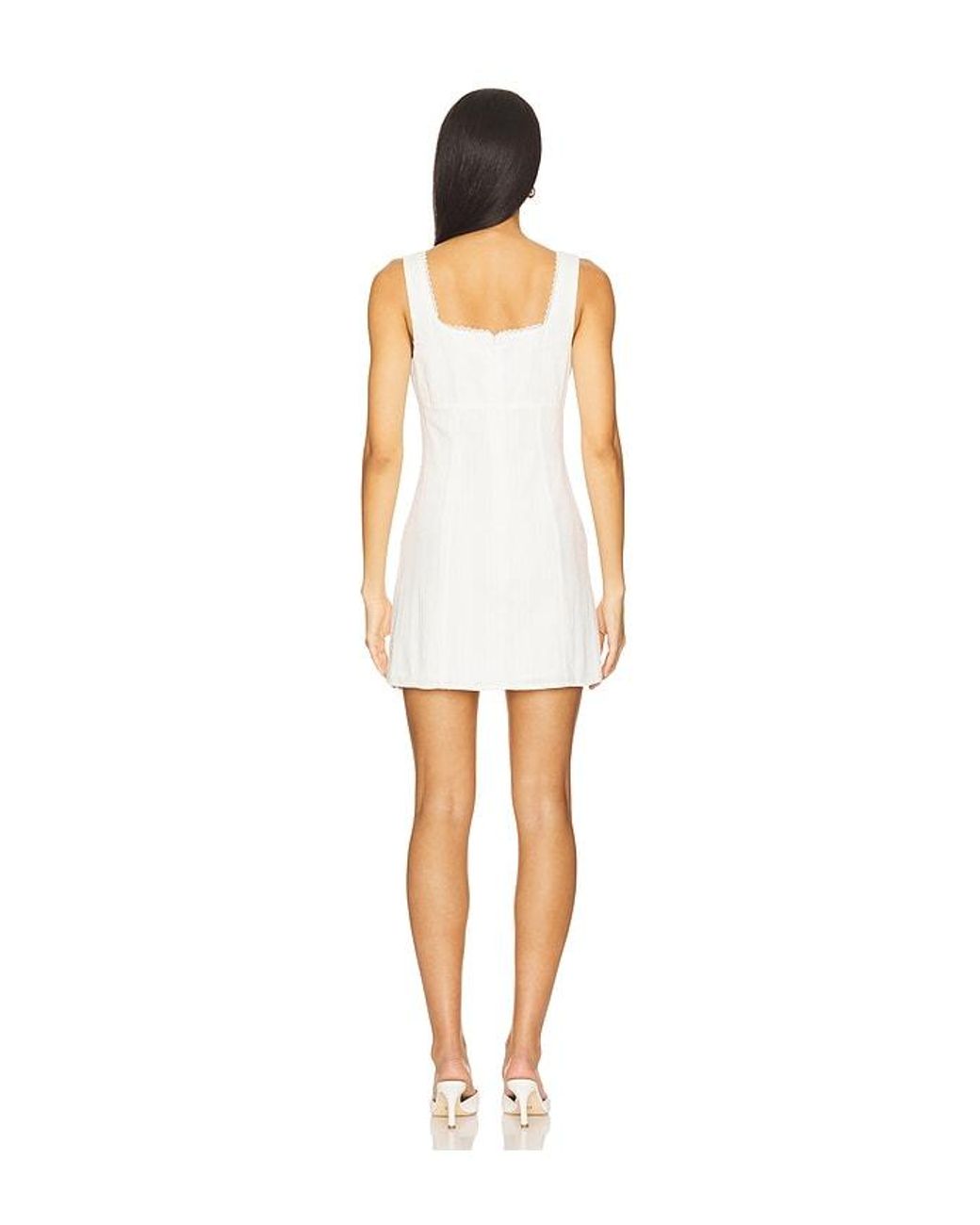 MORE TO COME White Mini Dress