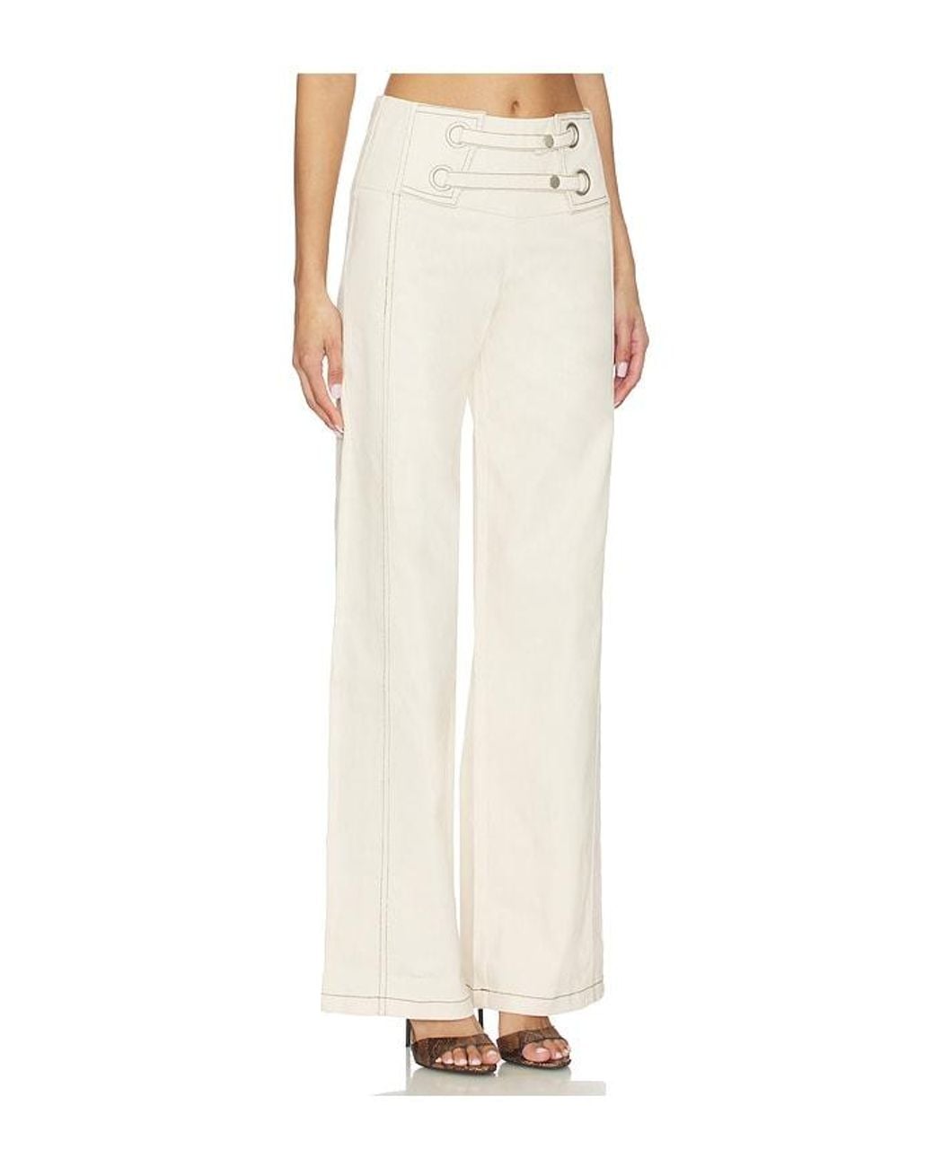 BY.DYLN White Emmett Pant
