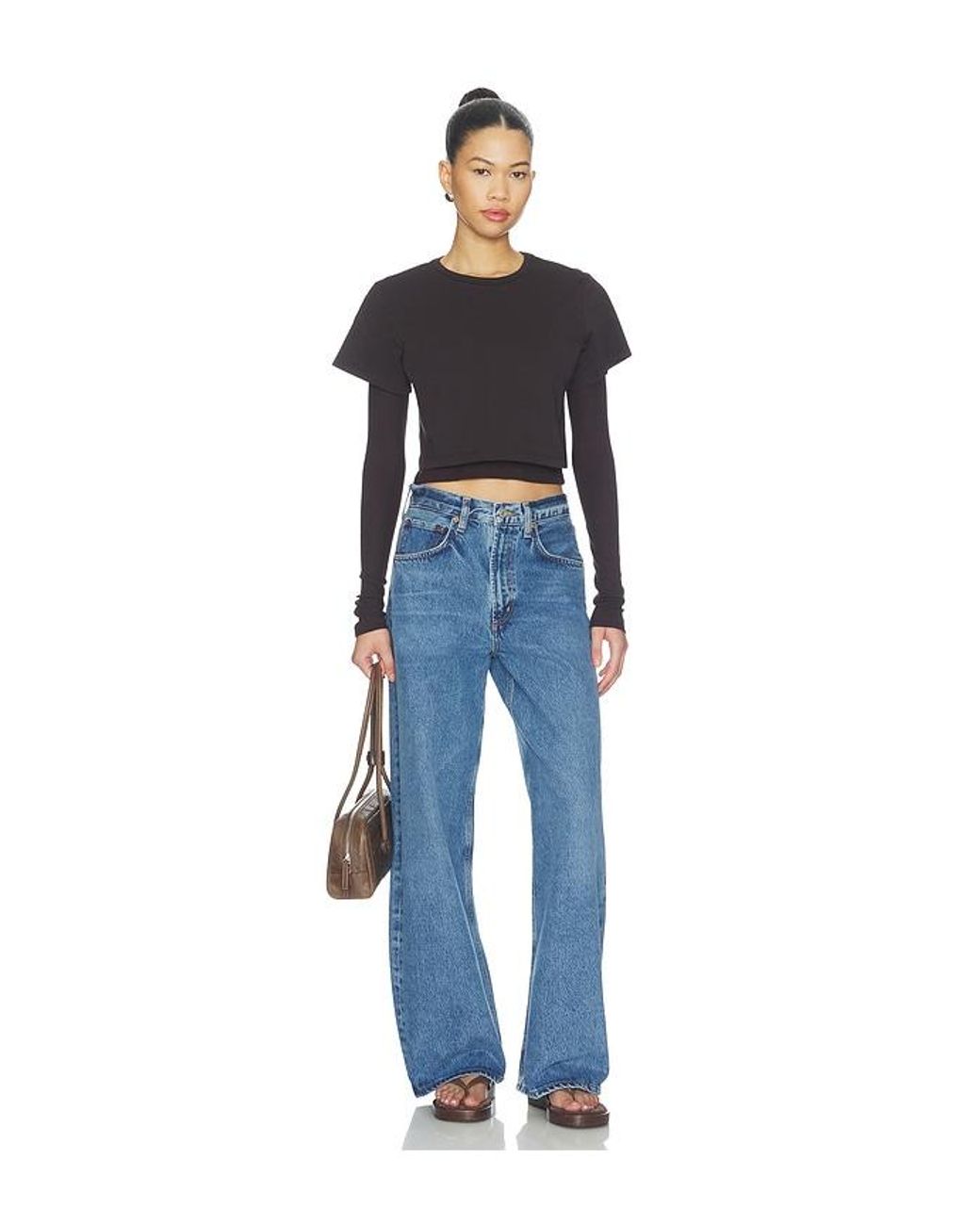 Agolde Blue Romily Tee