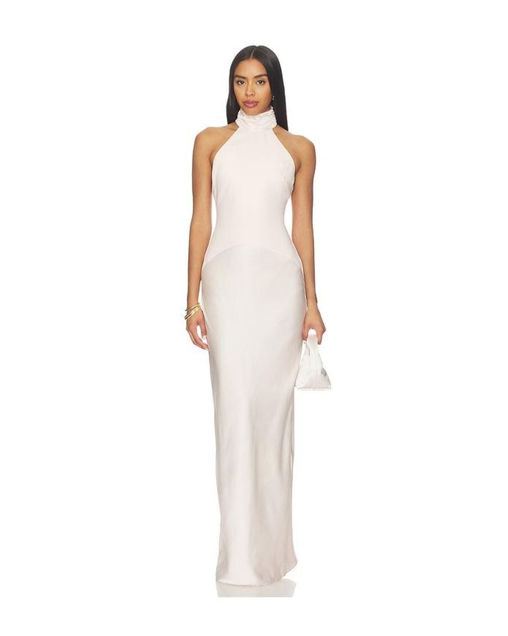 Lovers + Friends White Lola Gown