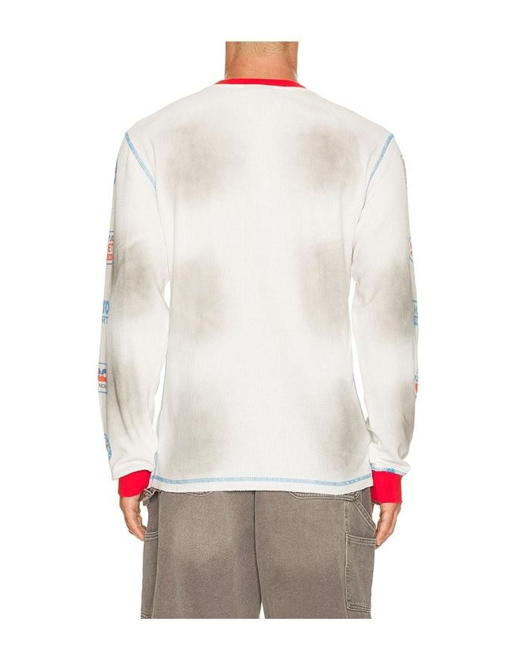 Market Gray Speed Part Thermal Long Sleeve Tee for men
