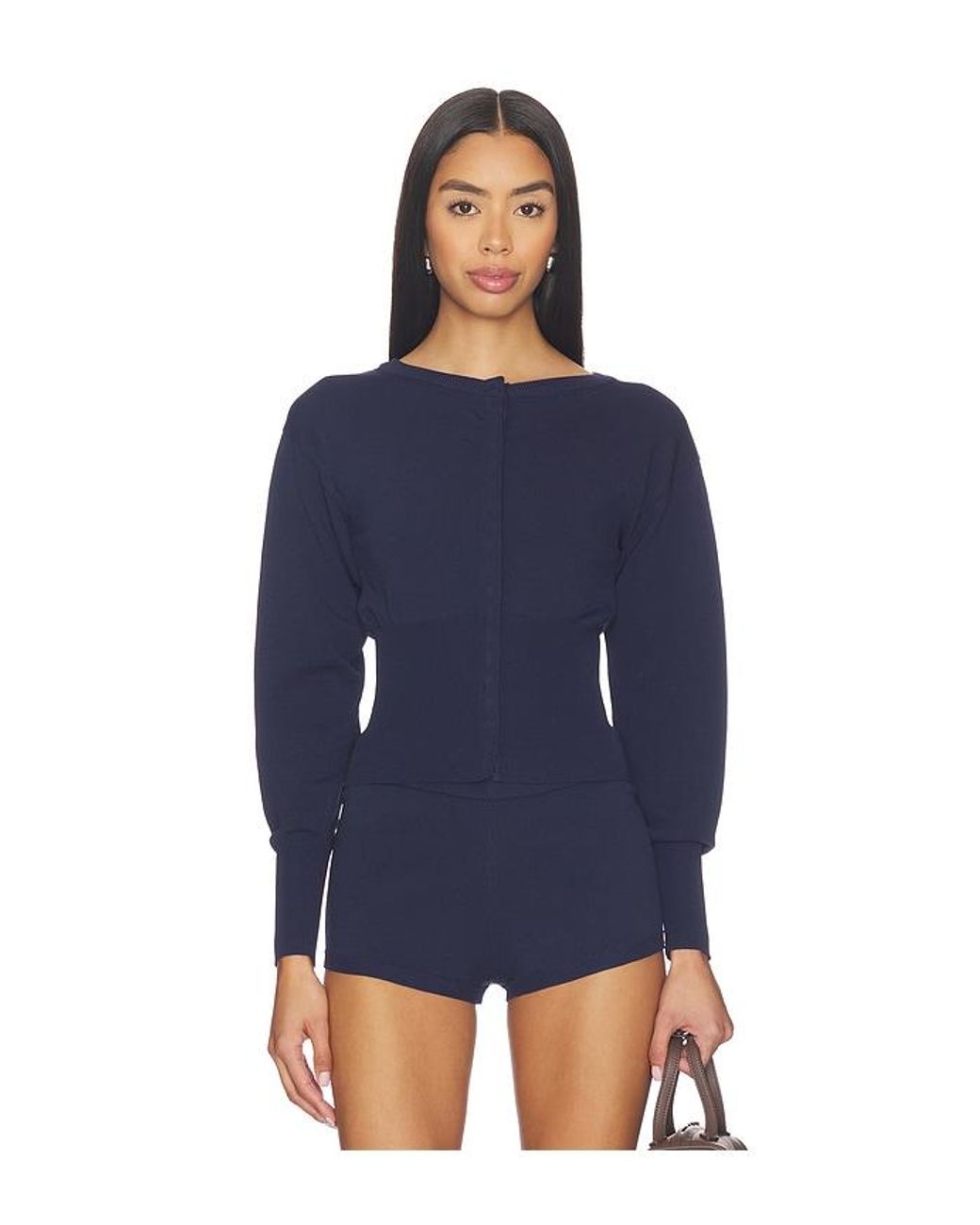 superdown Blue Jayella Knit Top