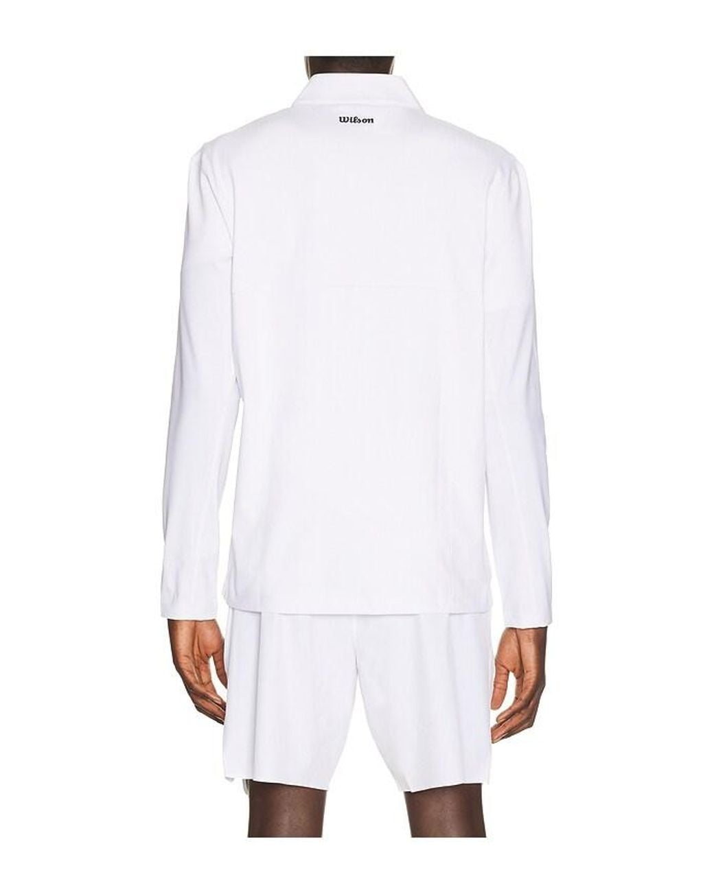 Wilson White Elevate Performance Half-Zip for men