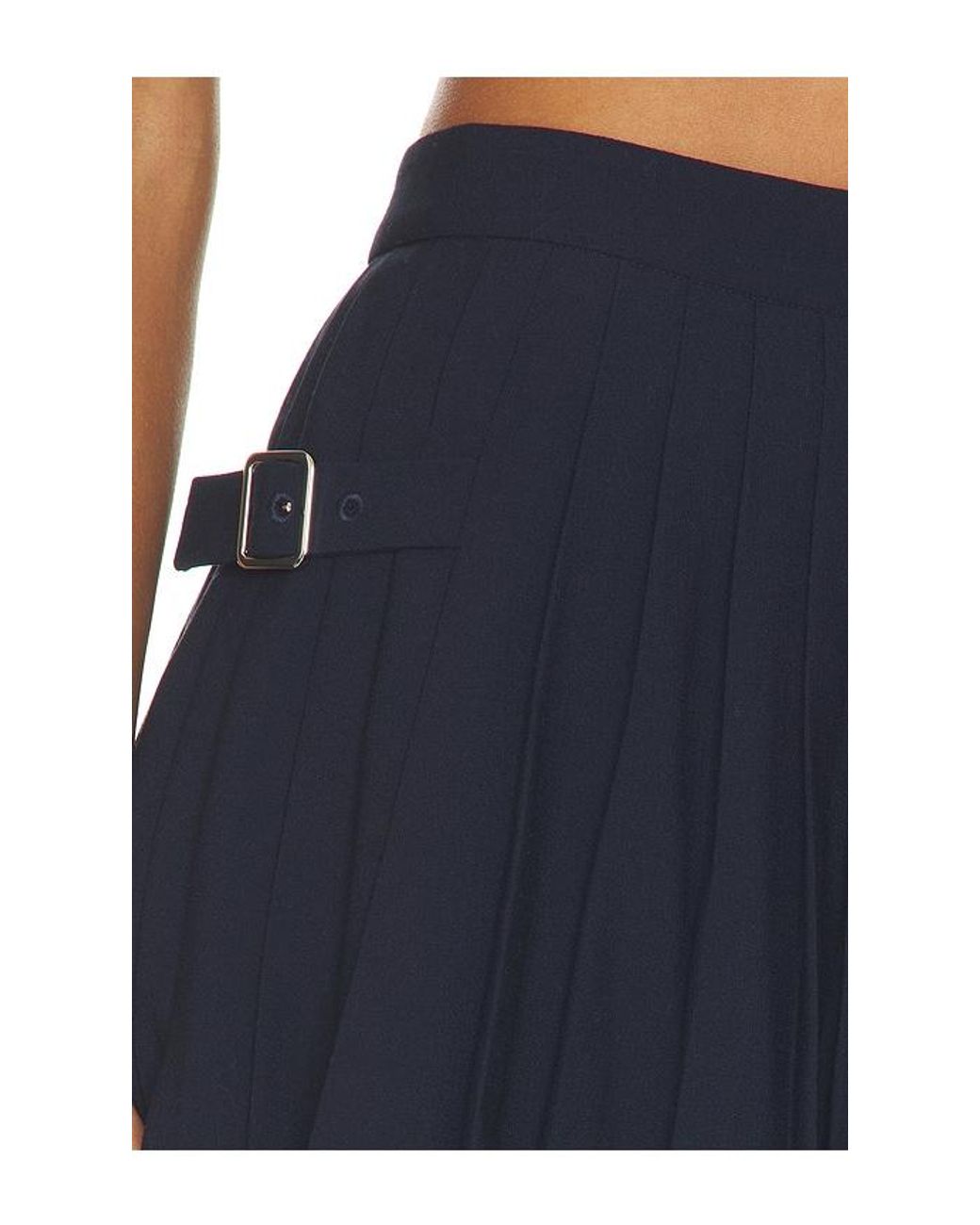 Elodie the Label Blue Clairette Pleated Skirt