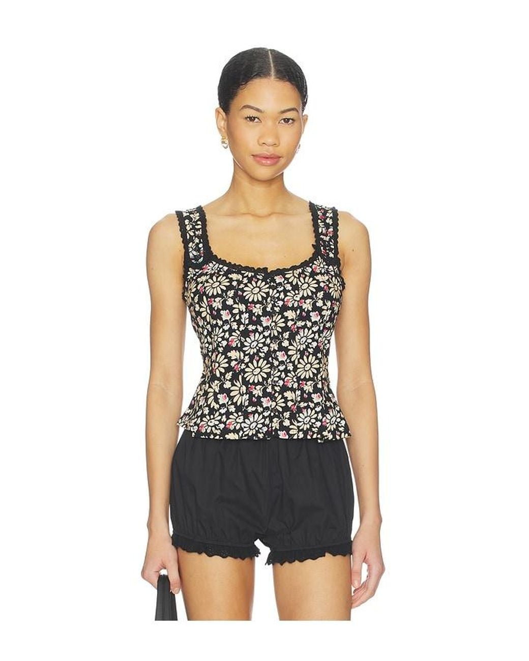 Free People Multicolor Bridgette Corset Top