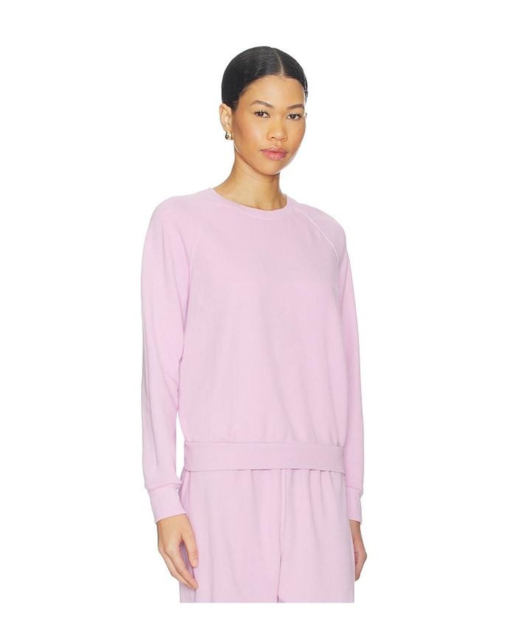 PERFECTWHITETEE Pink French Terry Sweatshirt