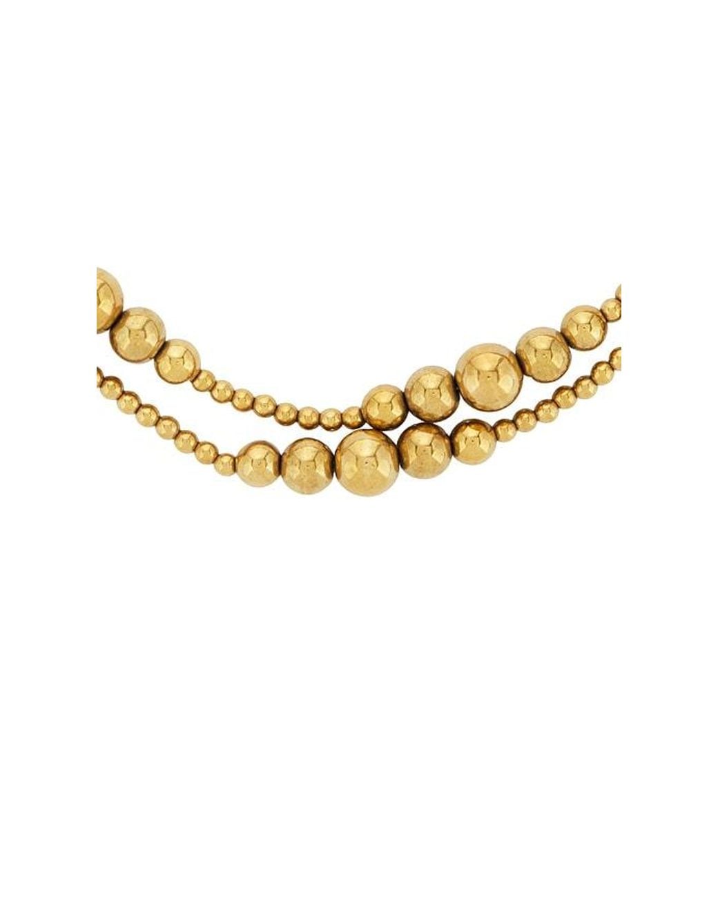Elizabeth Cole Metallic Maissa Necklace