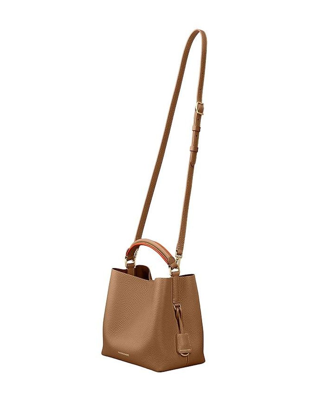 MAISON de SABR Brown The Mini Bucket Bag