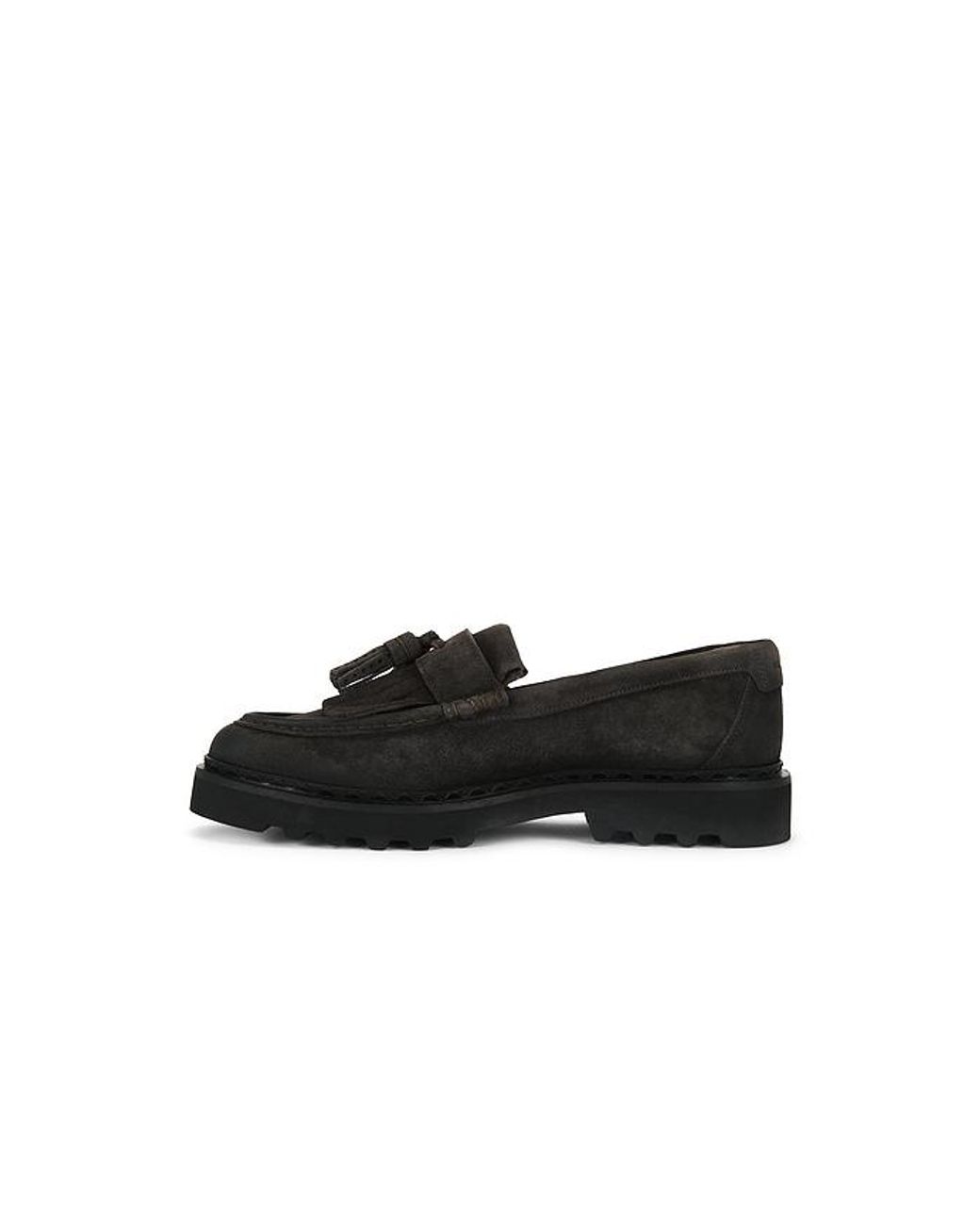 AllSaints Black Skiff Tassel Loafer for men