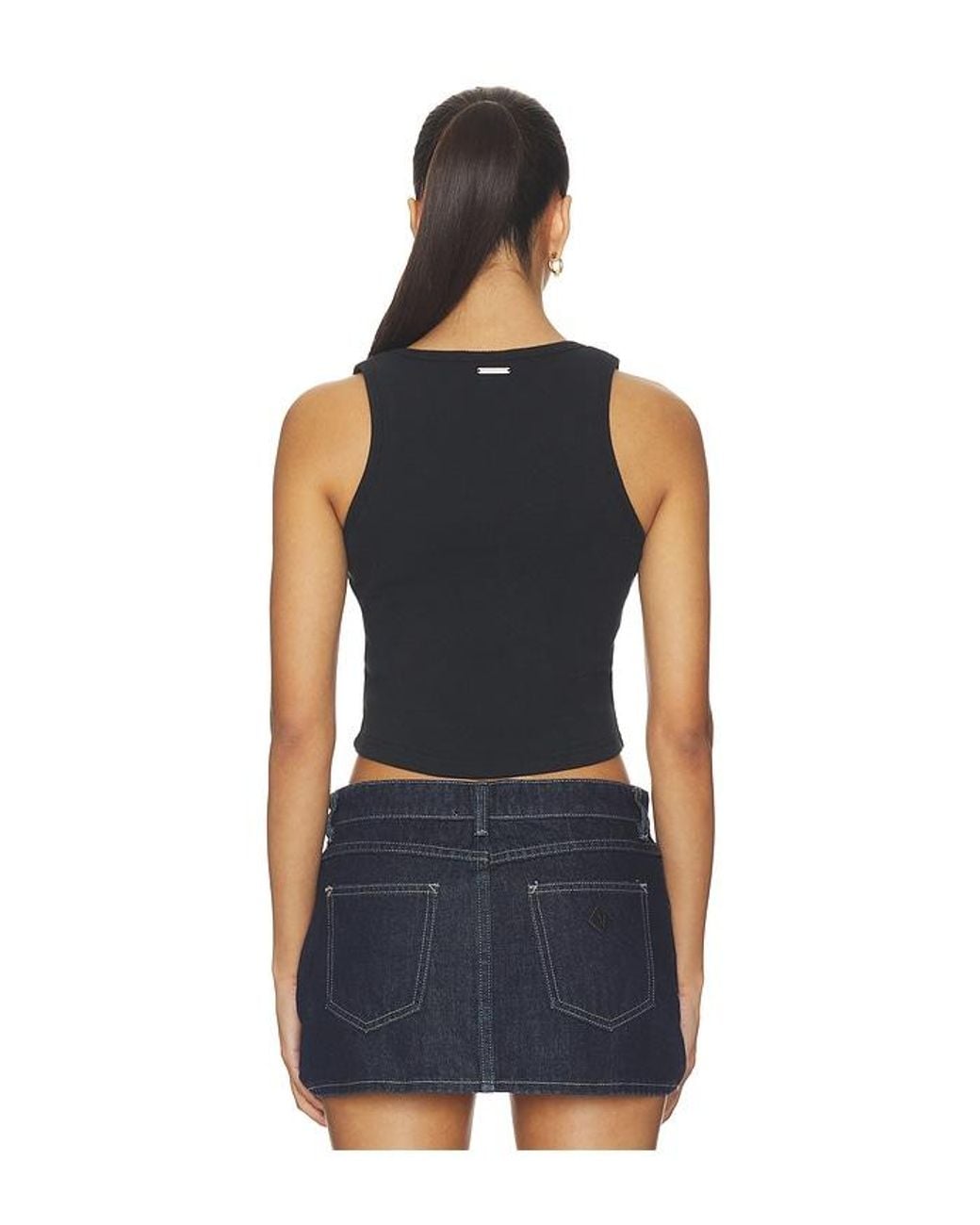 A.Brand Blue Bustier Tank Top