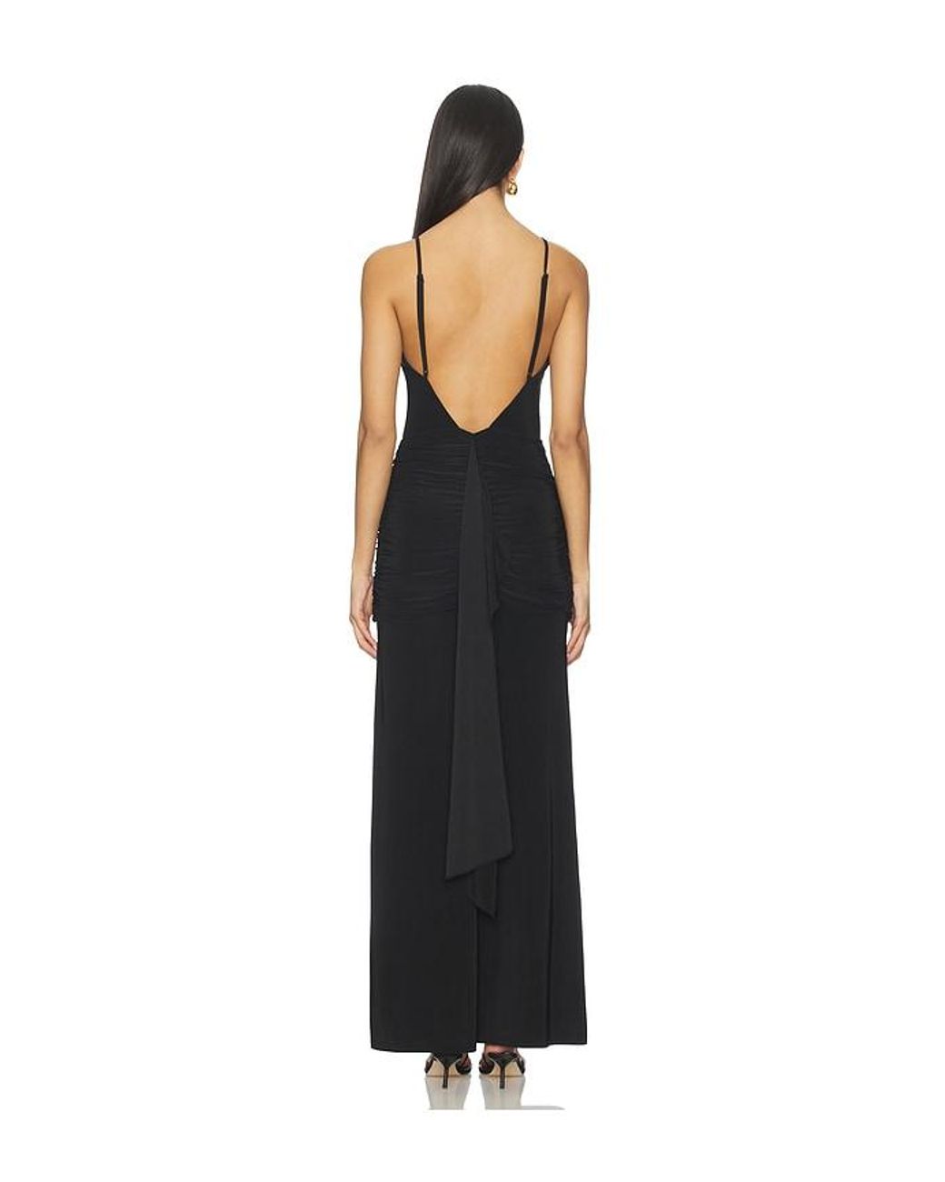 Lovers + Friends Black Eugene Gown