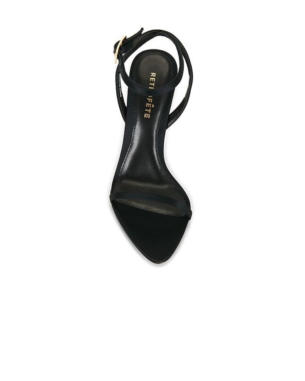 retroféte Black Nelly Wedge Sandal