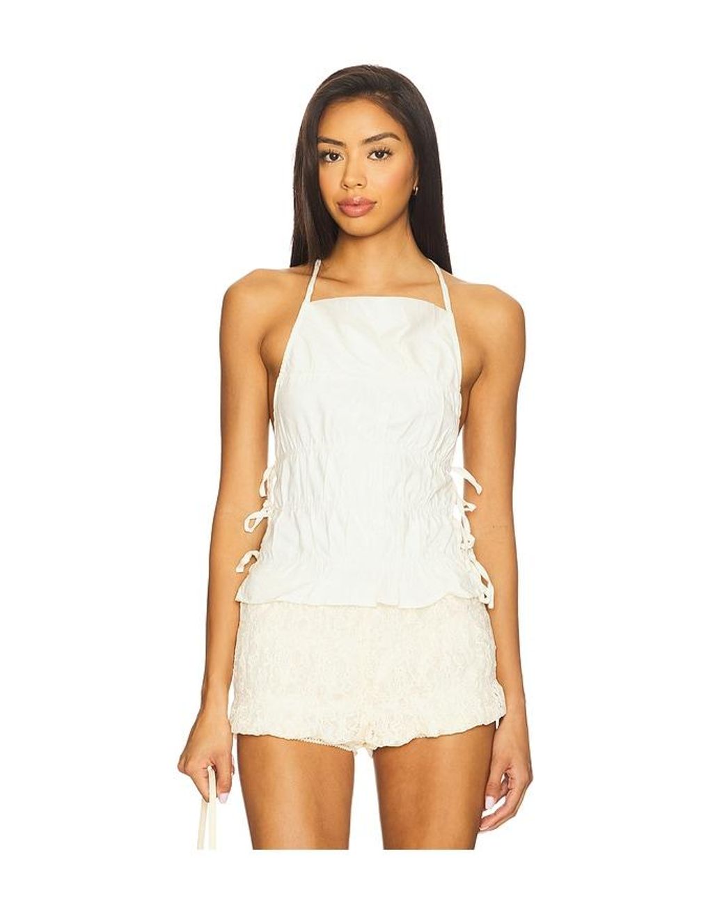 Nia White Alix Top
