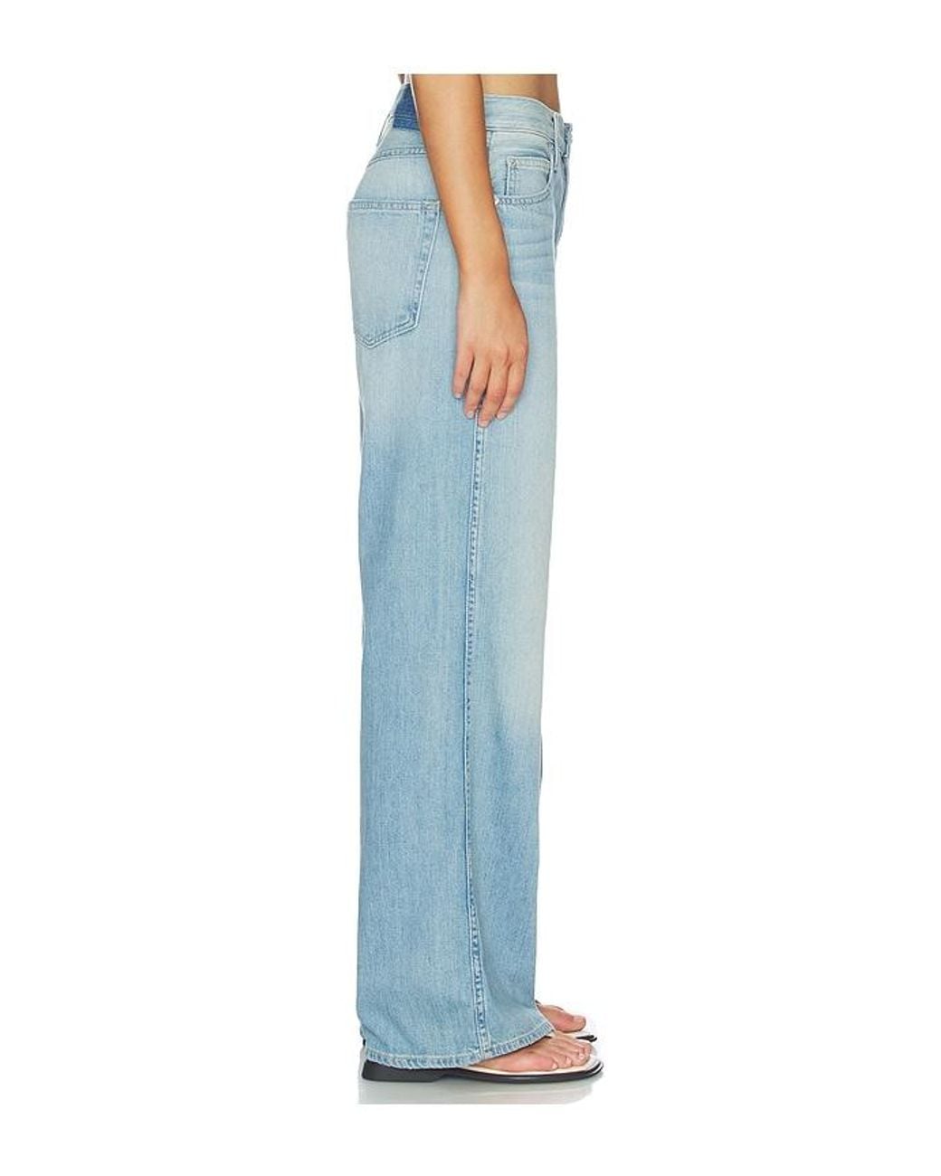 Amo Denim Blue Regina Wide Leg Jeans