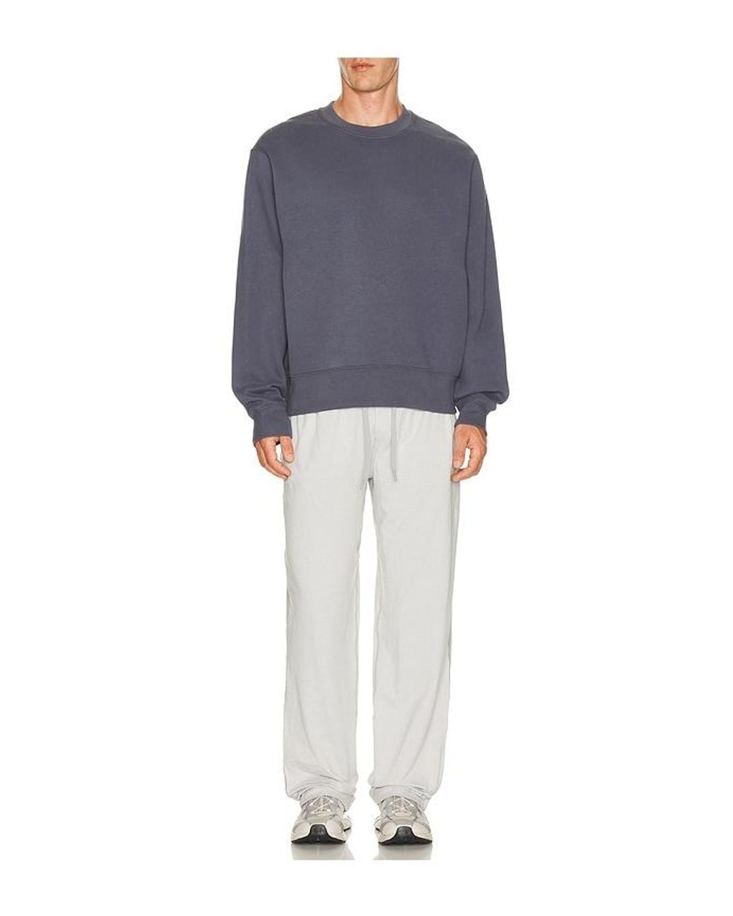 lululemon athletica Blue Steady State Crew Compact Fleece Sweater for men