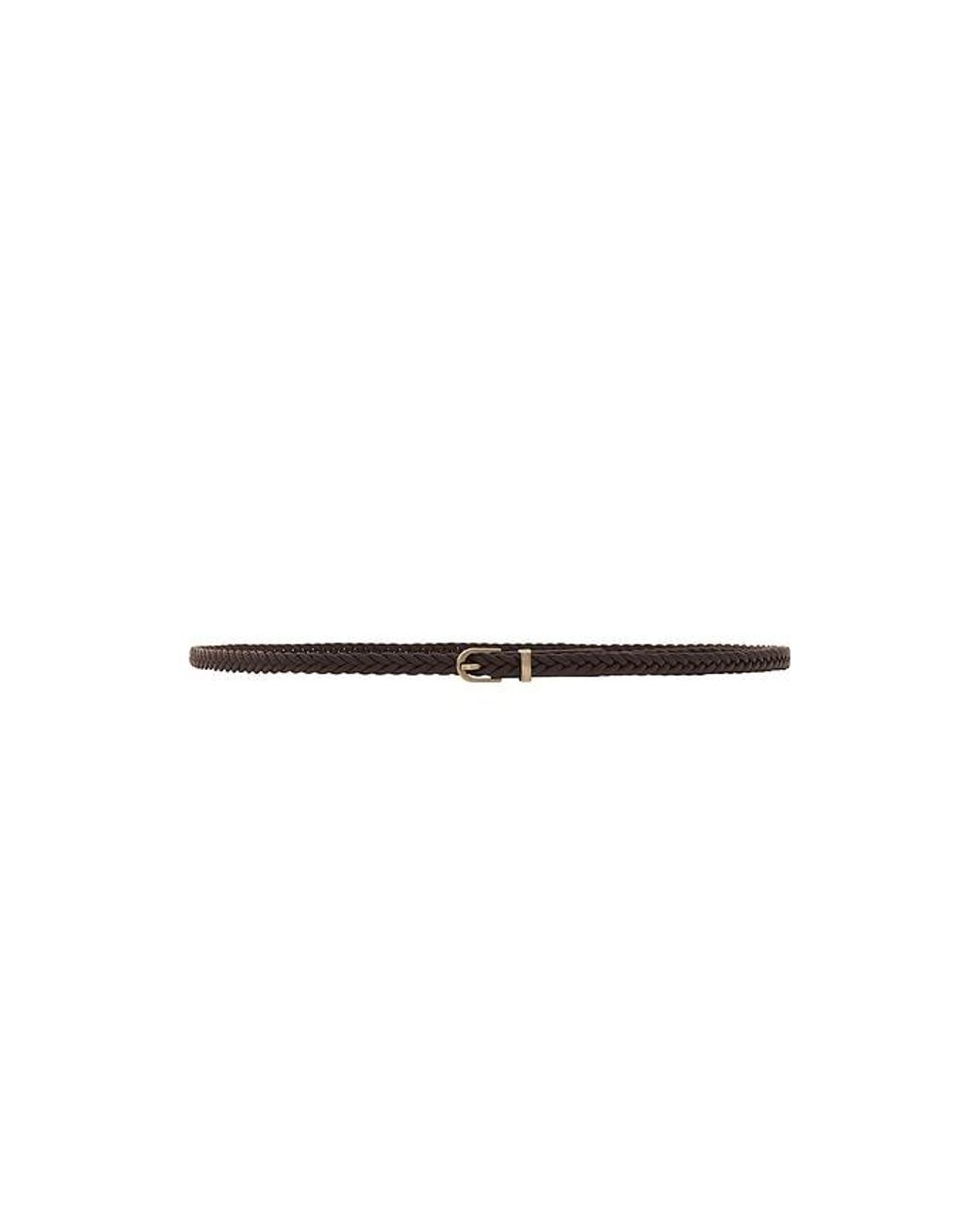 petit moments White Braided Belt