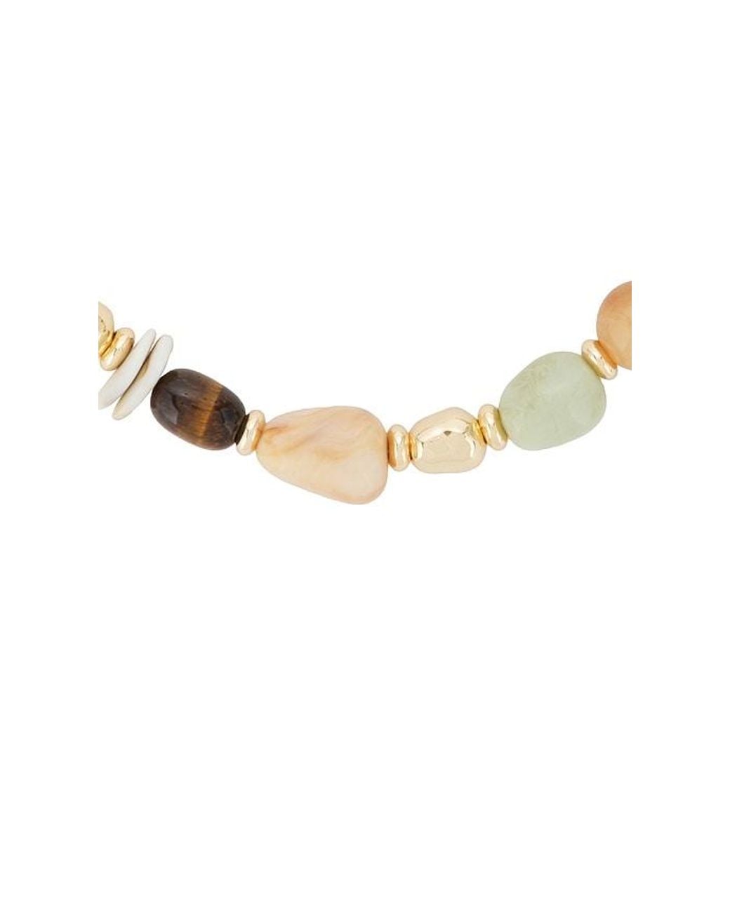 Ettika White Serene Stone Necklace
