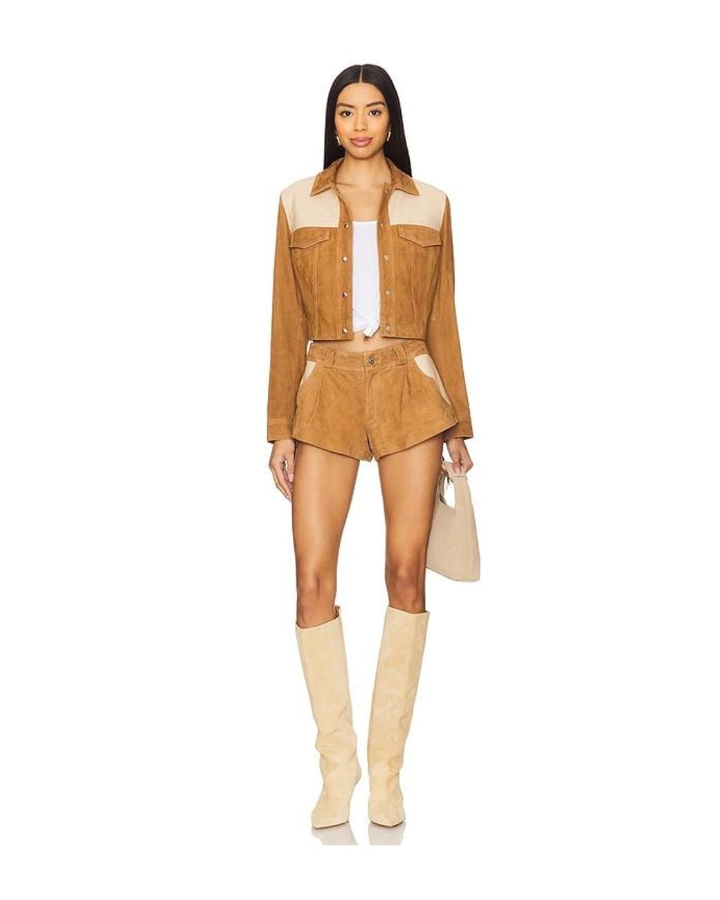 Urban Outfitters Natural Combo Short