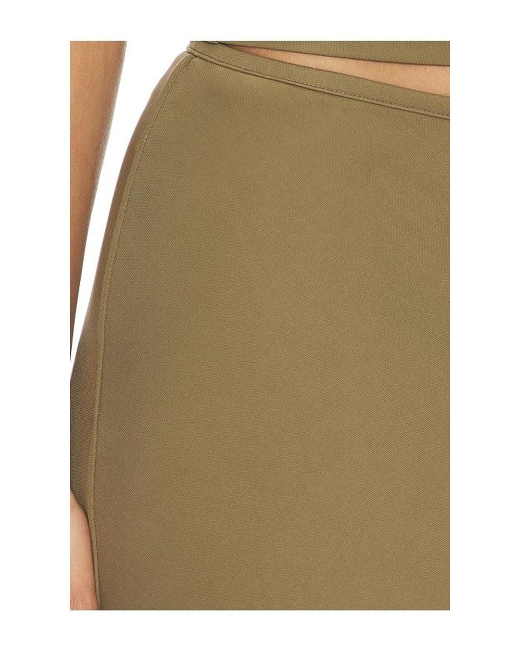 SAU LEE Natural Timo Jersey Skirt