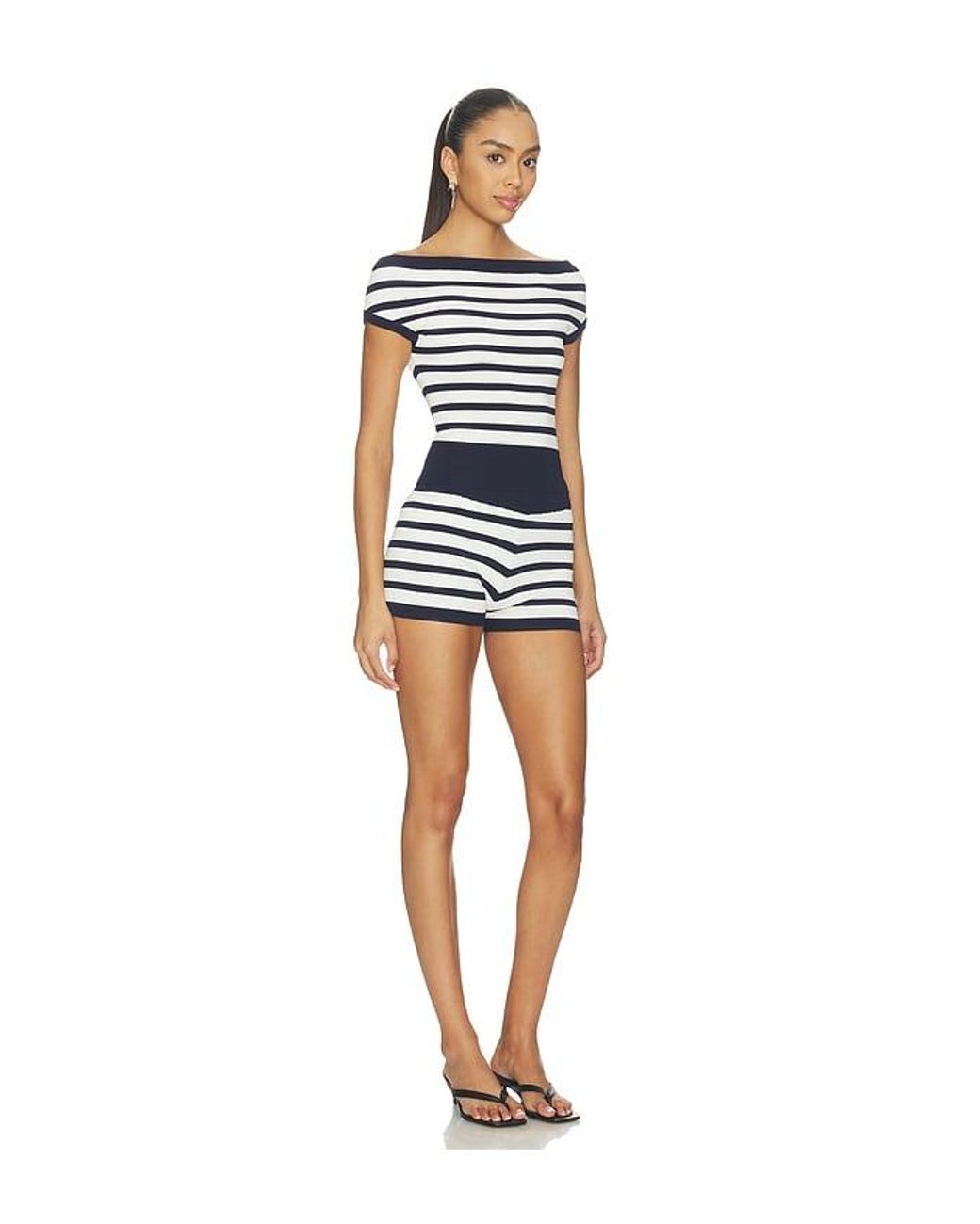 ALL THE WAYS Multicolor Gianna Knit Short Set