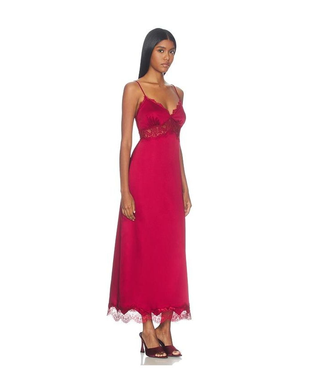 MORE TO COME Red Draya Maxi Dress
