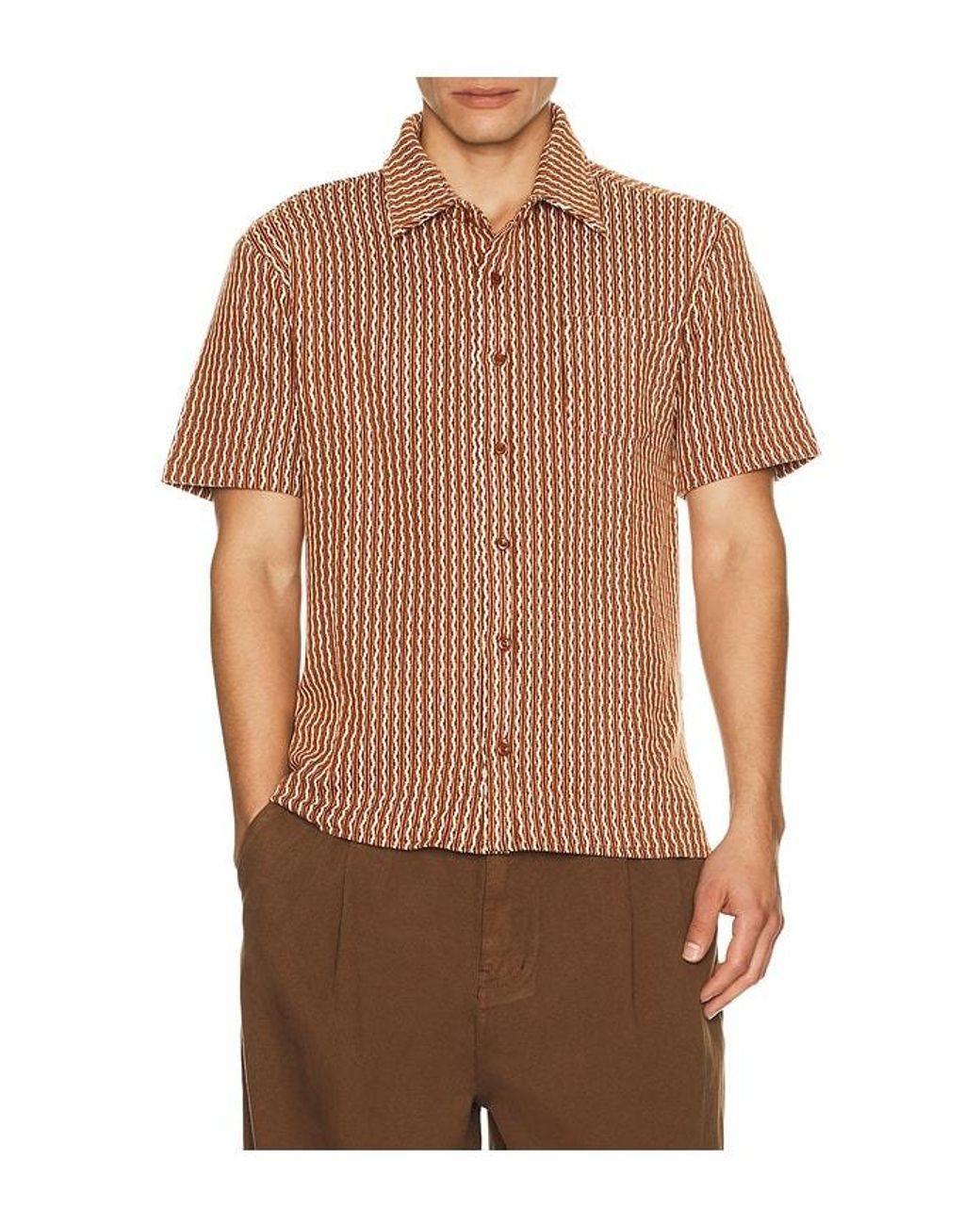 BOUND Polohemd in Brown für Herren