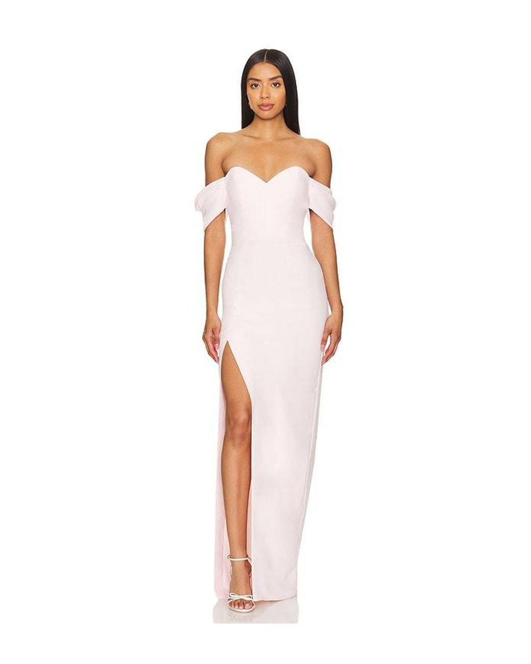 Amanda Uprichard White X Revolve Falcon Gown
