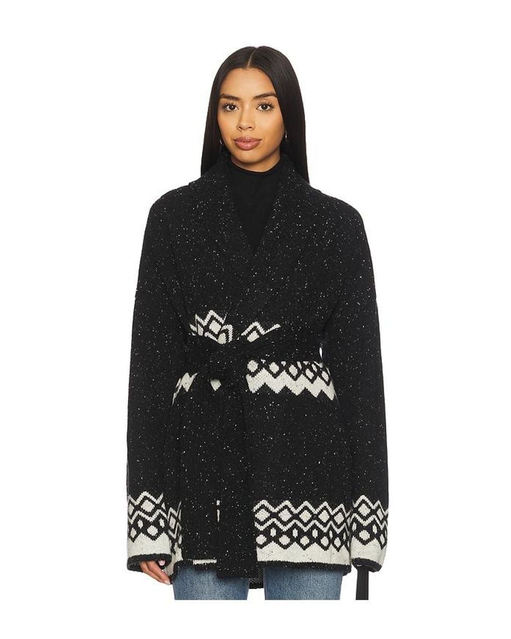 Tularosa Black Adley Fairisle Cardigan