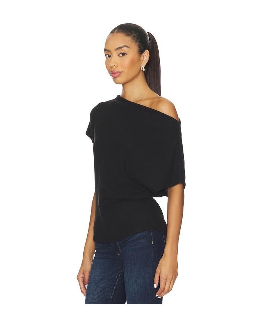 LNA Black Ryan Sleeveless Top