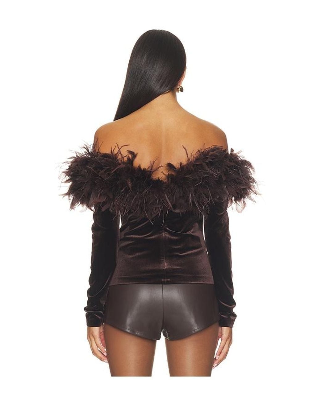 Amanda Uprichard Black Ella Top