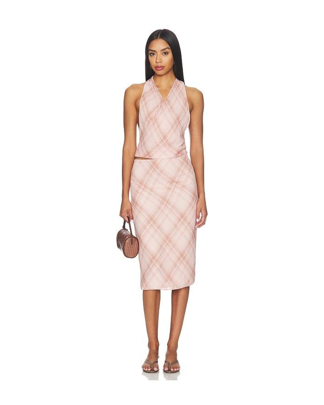 Lovers + Friends Pink Cassandra Top