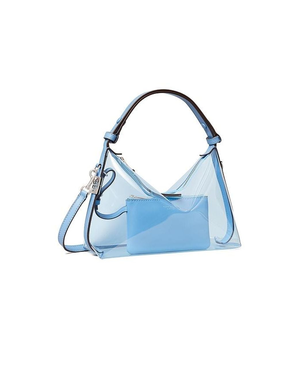 Tory Burch Blue Mellow Clear Shoulder Bag