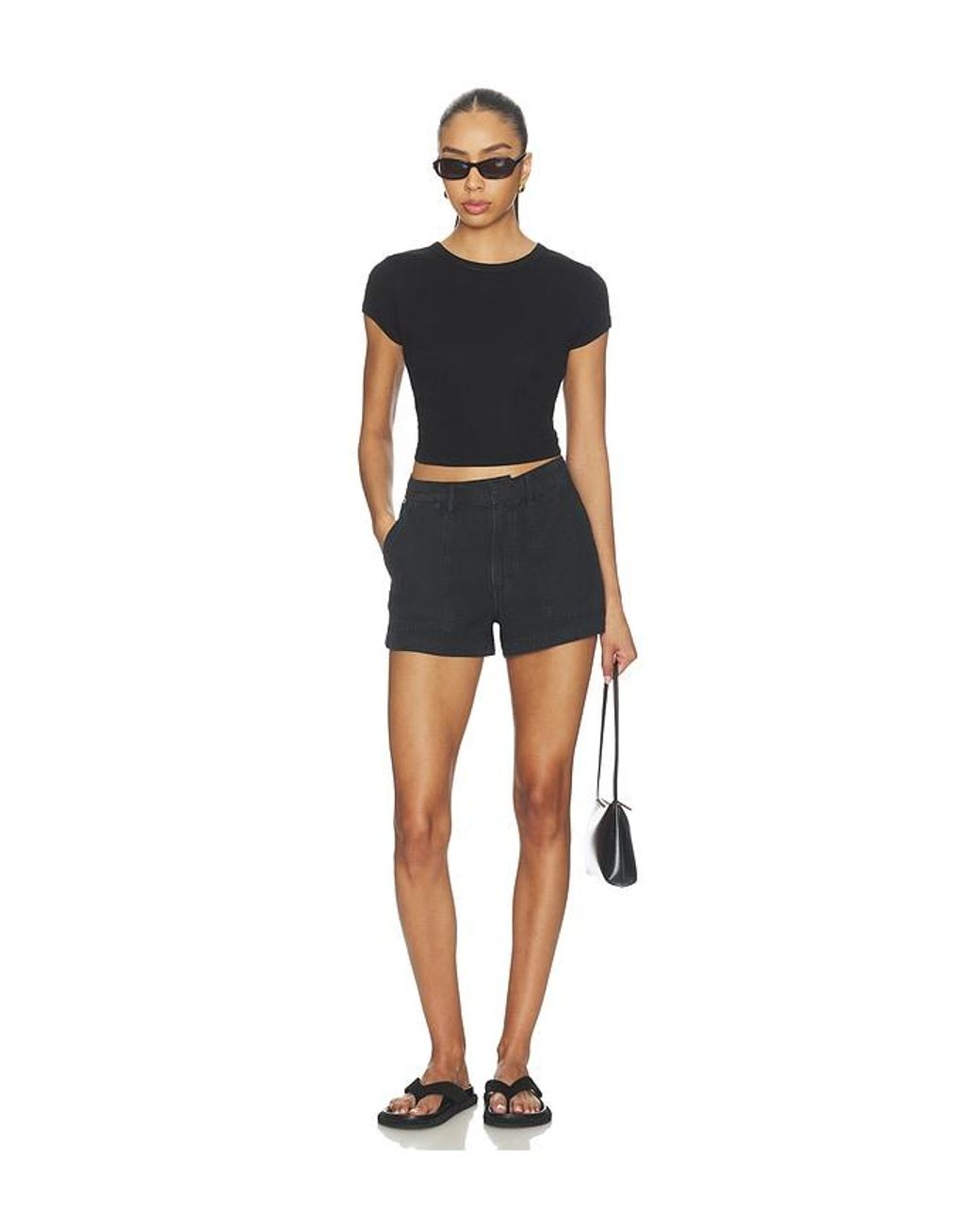 Citizens of Humanity Blue Marcella Utility Shorts