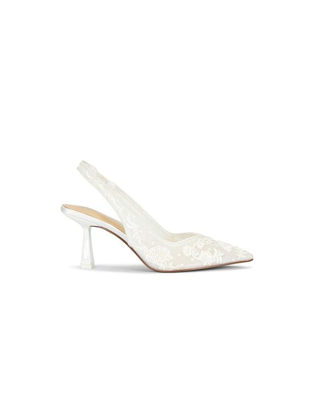 Steve Madden White X Betsey Johnson Nikki Slingback Pump