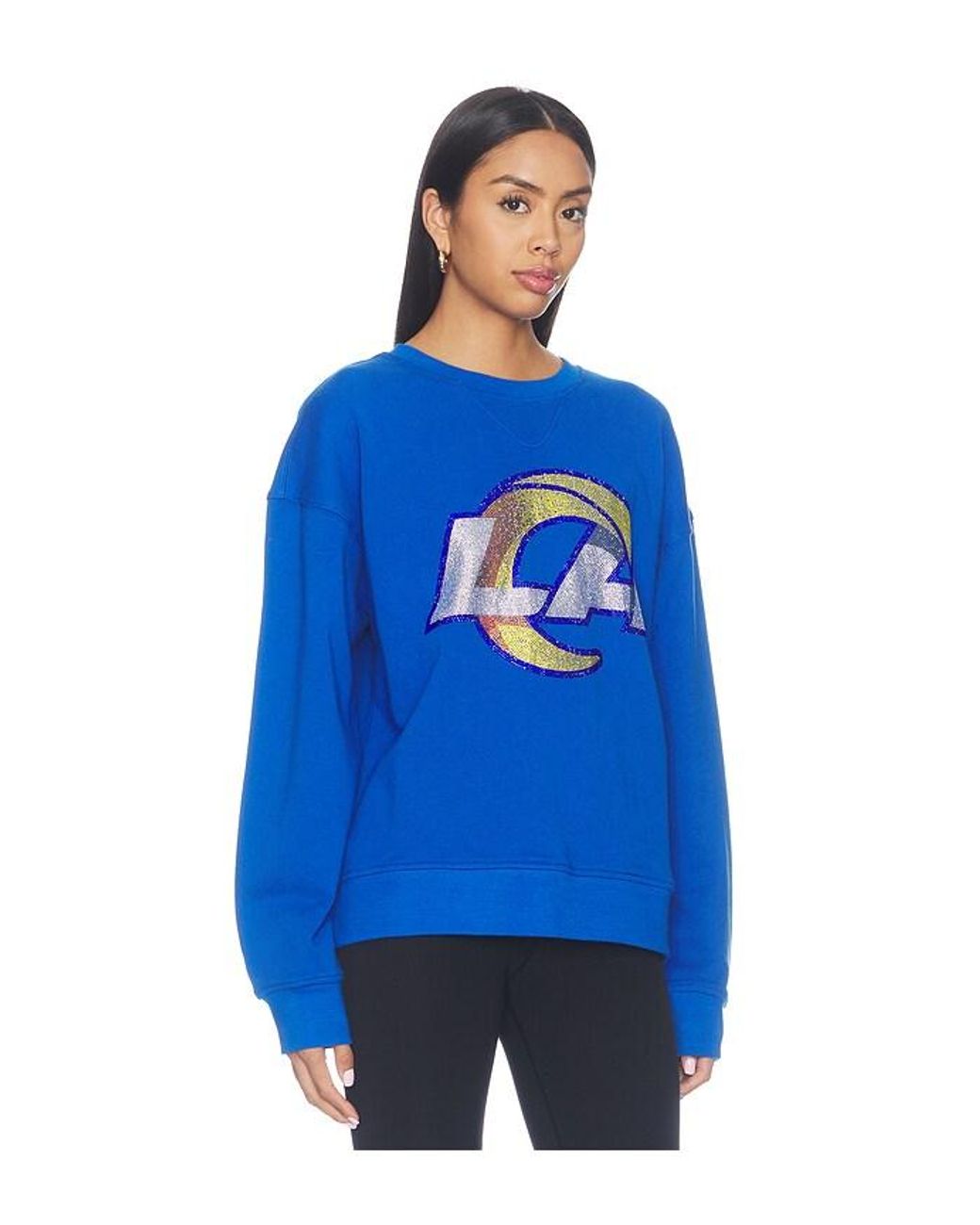 Terez Blue Los Angeles Rams Marquee Crew Sweatshirt