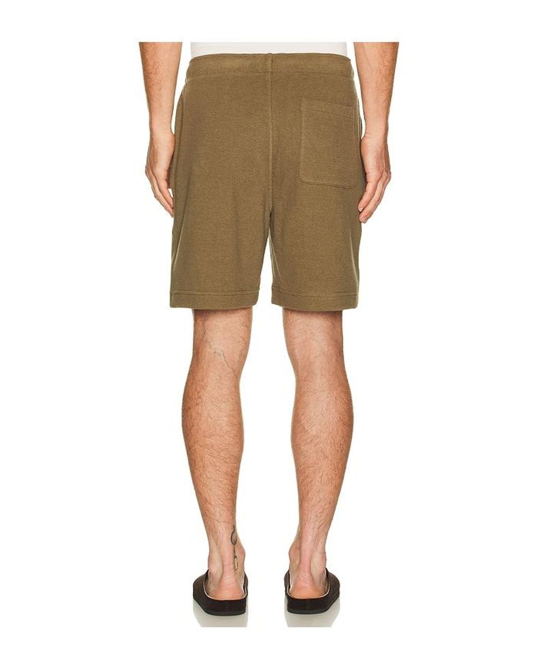 Vince Green Boucle Elastic Waist Short for men