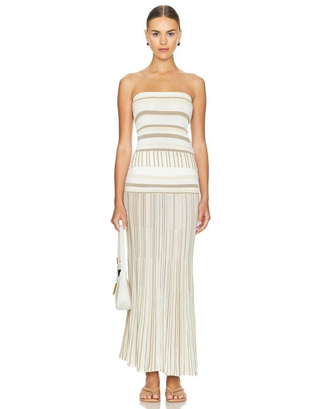 Faithfull The Brand White Citara Skirt