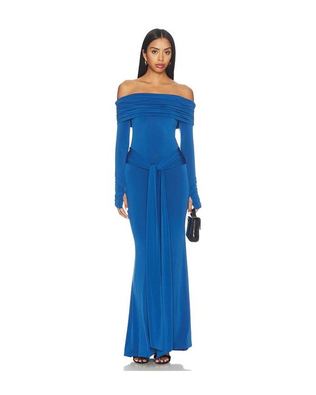 Show Me Your Mumu Blue Vanessa Maxi Dress