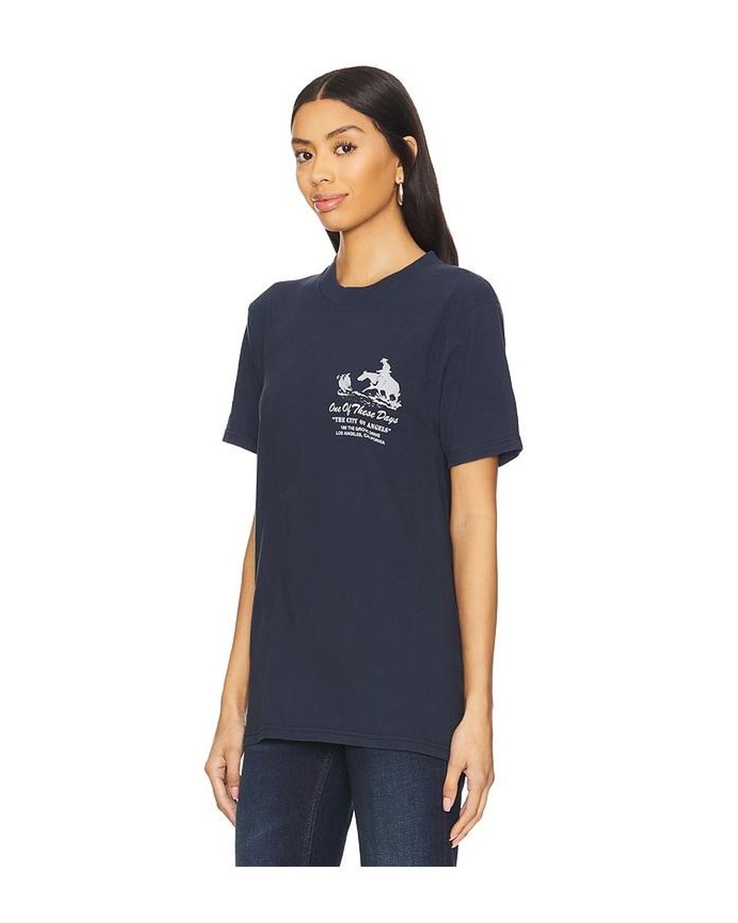 One Of These Days Blue X Fwrd The City Of Angels Tee for men