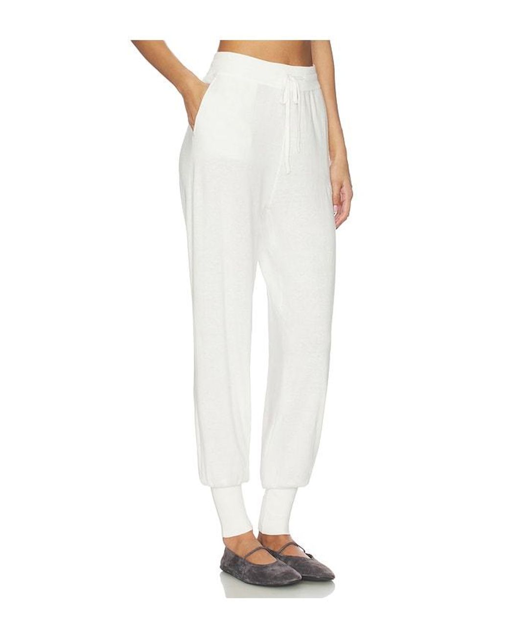 Lisa Yang White Abra Trousers