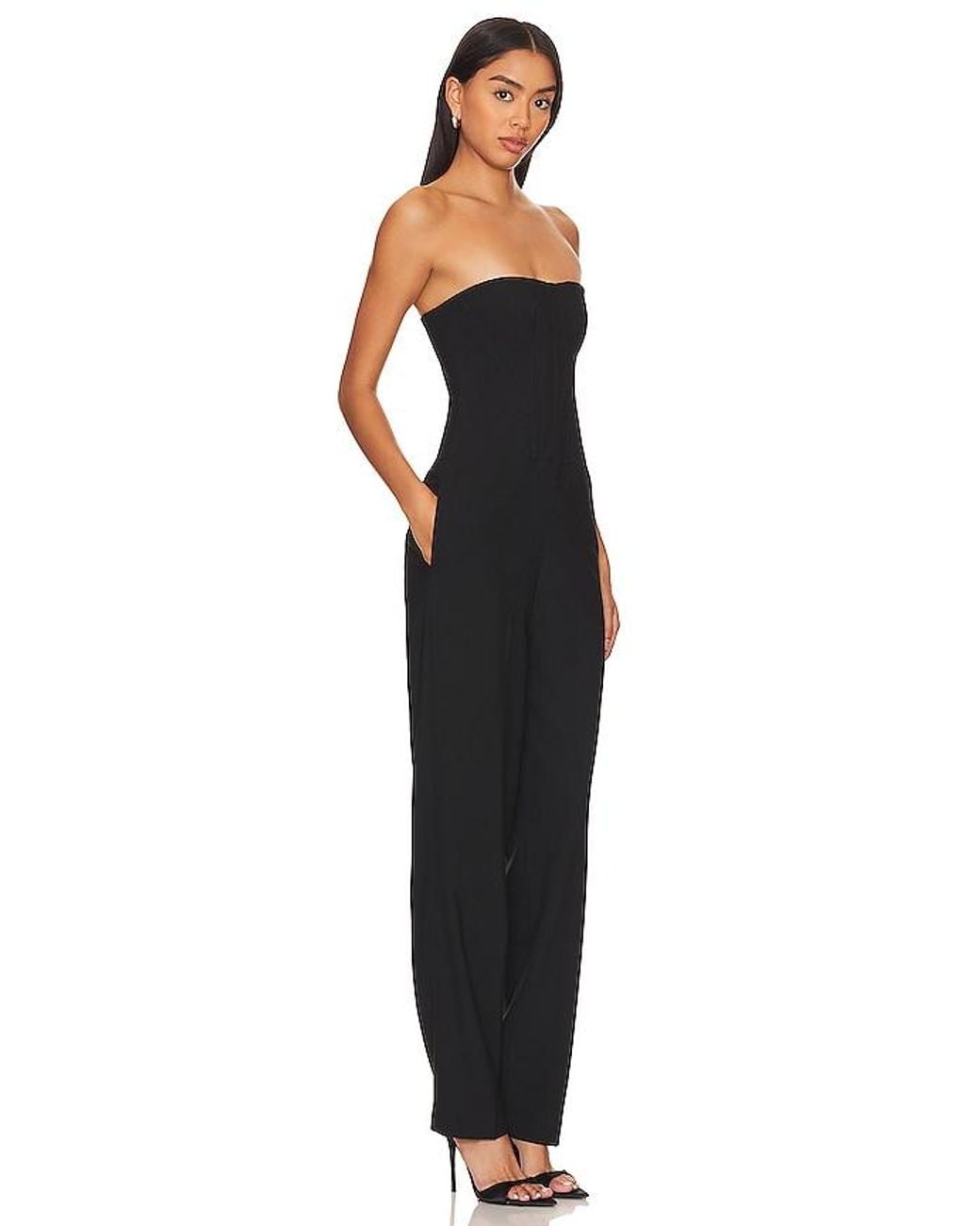 Nbd Black Aitana Corset Jumpsuit