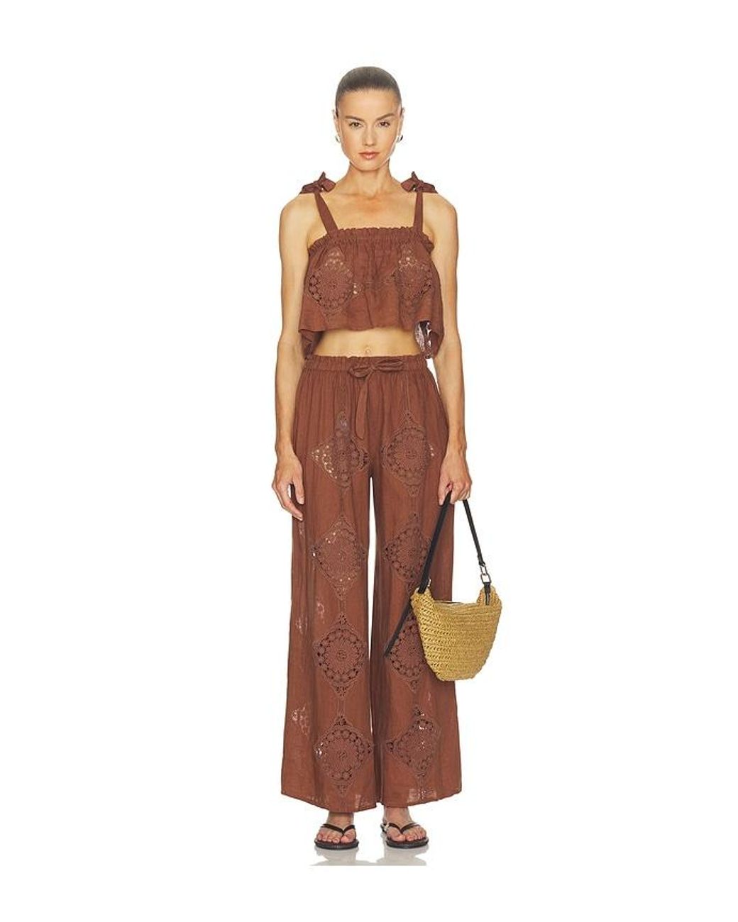 Tularosa Brown Claudia Pant