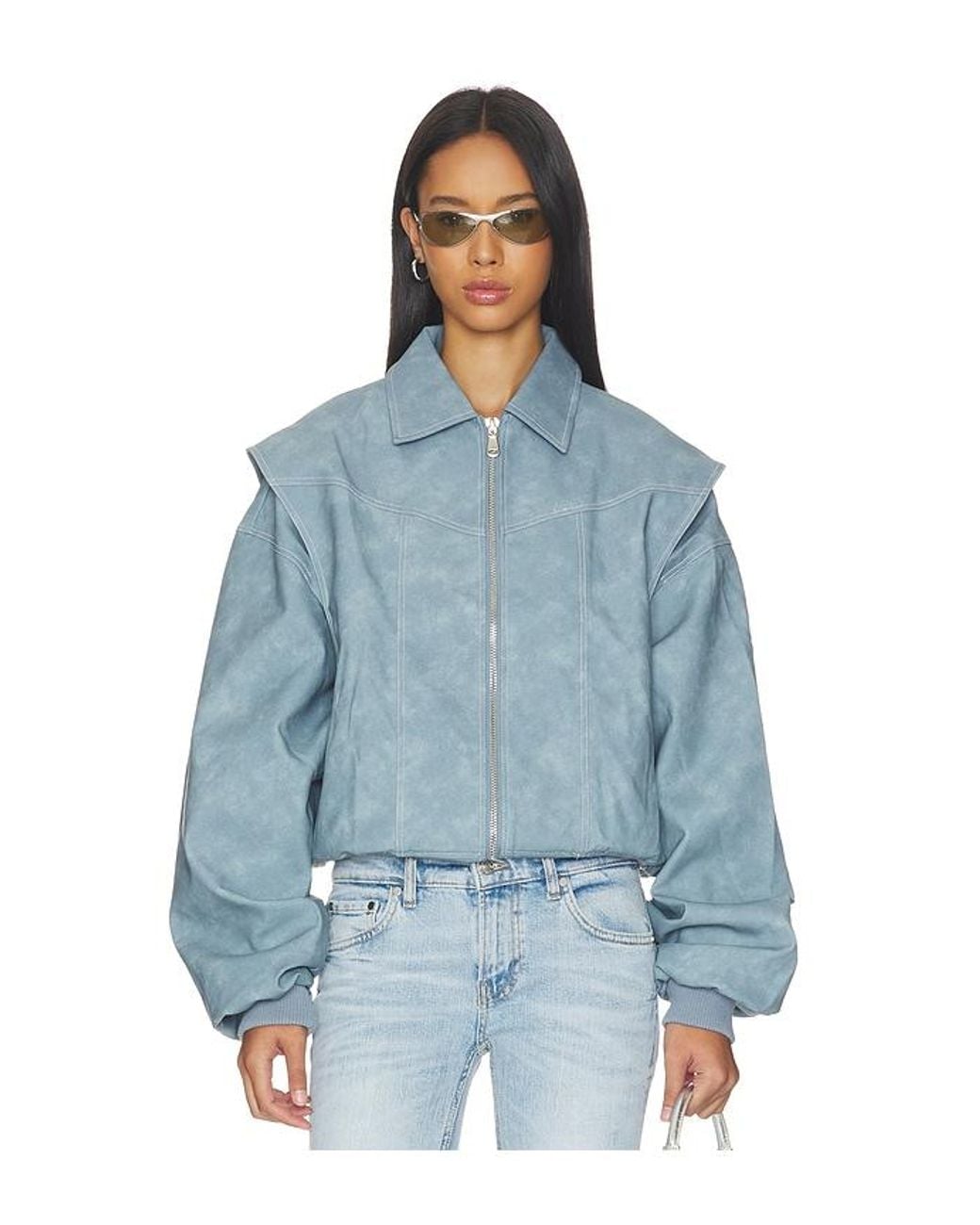 Lioness Blue Vista Bomber