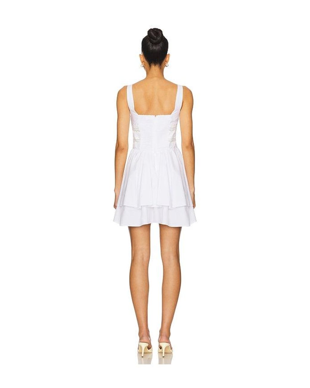 Astr White Melaine Dress
