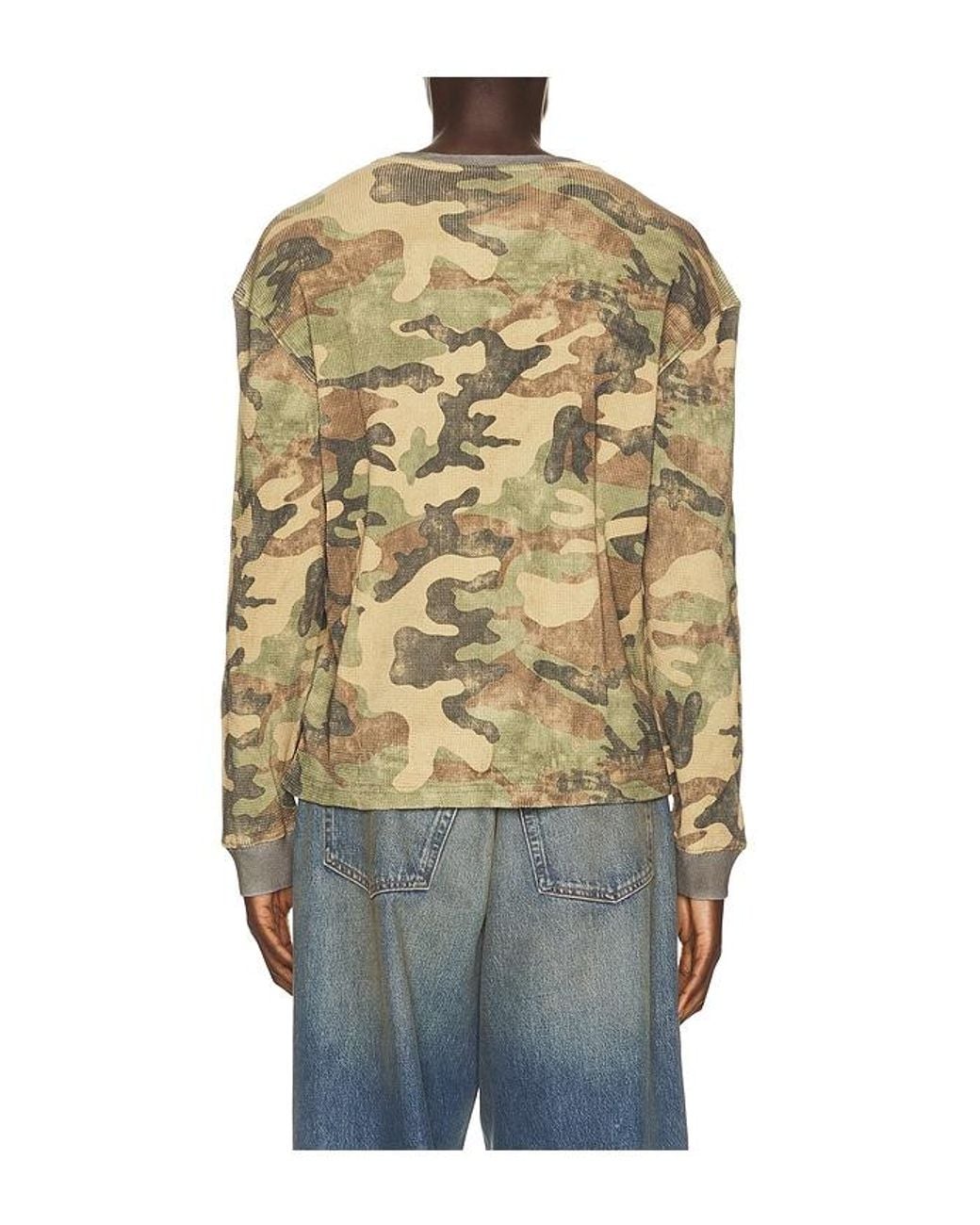 One Of These Days Blue Reversible Woodland Thermal for men
