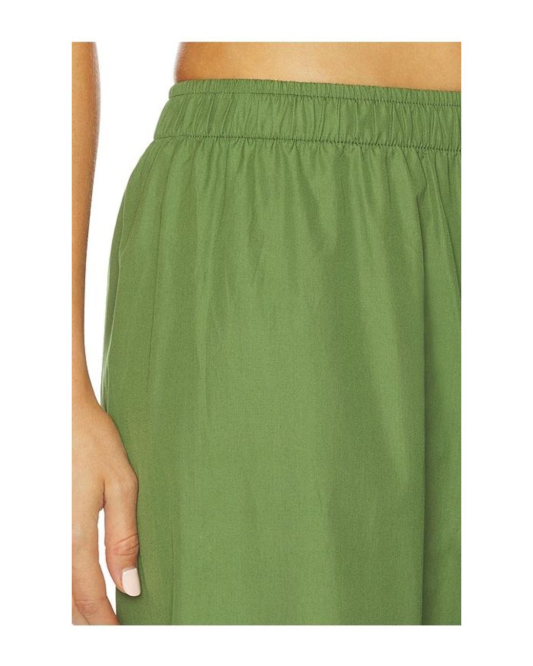 Comme Si Green La Boxer Alta Pant