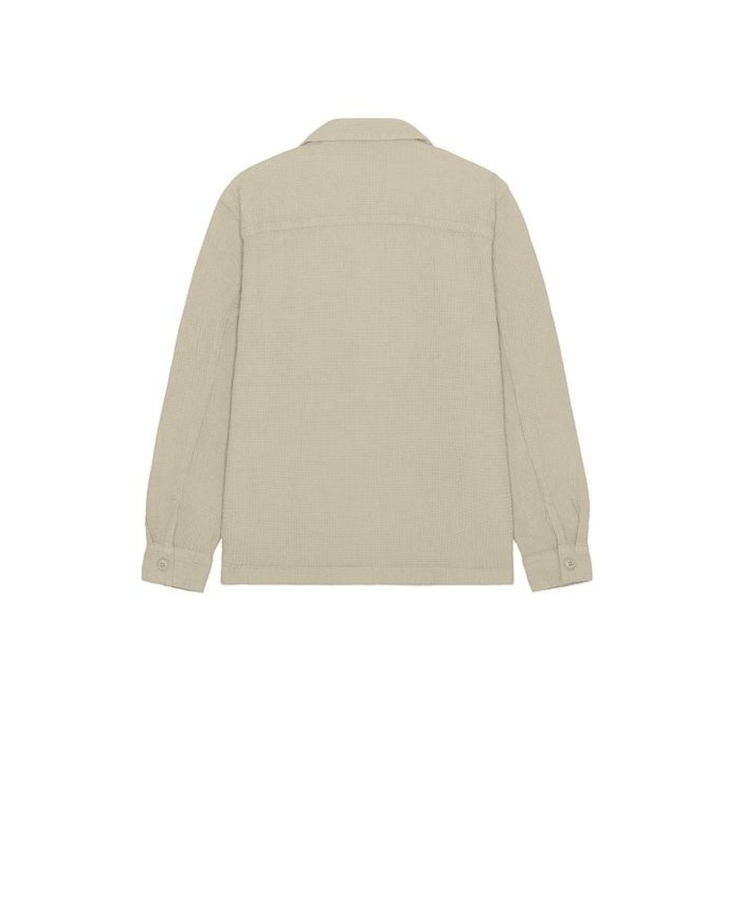Barbour Natural Sandwood Waffle Overshirt for men